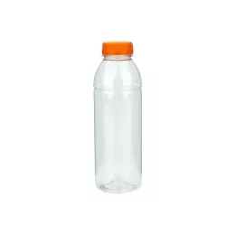 Bouteilles PET Servipack , bouchon orange 50cl